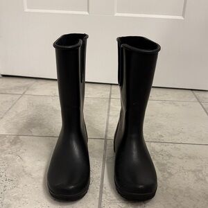 Women's Sperry Top-Sider Black Rain Boots